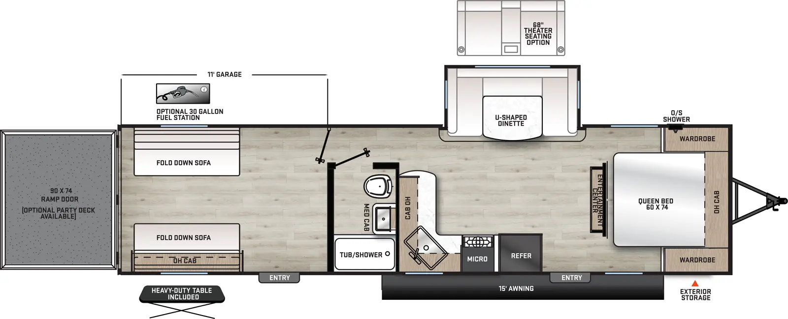 Catalina Trail Blazer 29THS Floorplan